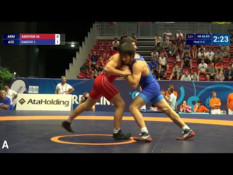 BRONZE GR - 66 kg: I. DADOV (AZE) df. M. AMOYAN (ARM), 3-2