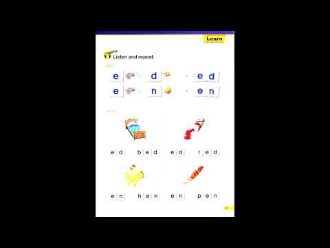 page  25  smart  phonics 2  unit3  short vowel  e #SmartPhonics2