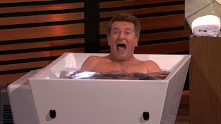 Robert Herjavec Takes a Plunge in Cold Water - Shark Tank