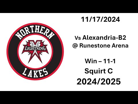 Hockey - Vs Alexandria-B2 - 11/17/24 - Win - 11-1