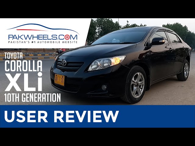 Toyota Corolla XLi l 10th Generation l User Review | PakWheels