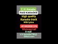 CHADTI JAWANI TERI CHAL MASTANI KARAOKE CARAVAN LATA MANGESHKAR MOHAMMED RAFI WITH FEMALE