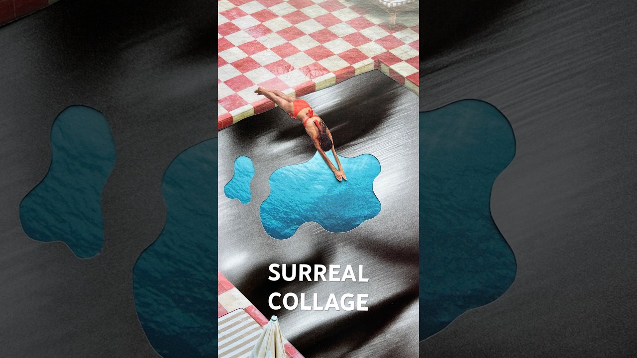 How I create a surreal collage, start to finish ~ 12th June ~ #collage #craft #inspiration