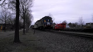 preview picture of video 'HD Amtrak 74 Piedmont through Gibsonville 3/25/2015'