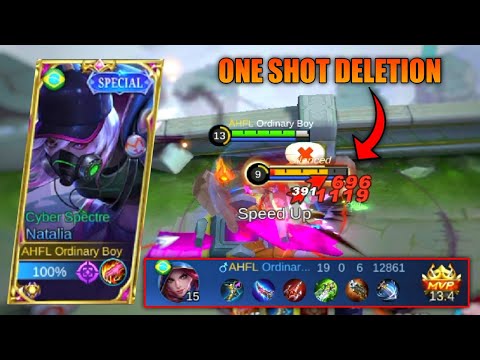 UNSTOPPABLE NATALIA JUNGLER | Top Global Natalia Gameplay Build - Mobile Legends