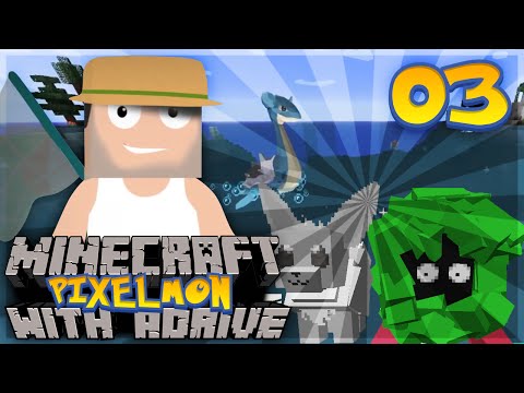 Minecraft PIXELMON with aDrive! Ep03 "THE MOB" - PocketPixels Red Let's Play!