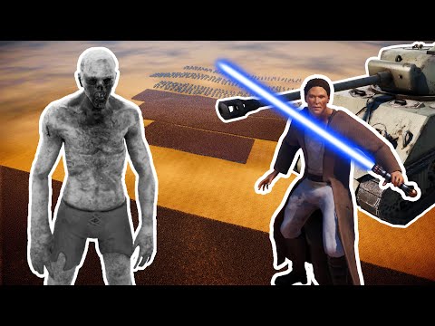 23 MILLION ZOMBIES vs 50,000 JEDI KNIGHTS + 500 SHERMAN TANKS | UEBS 2