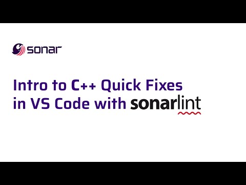 Intro to C++ Quick Fixes in Visual Studio with SonarQube for IDE
