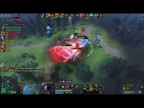 When Topson Plays Queen Of Pain In Rank Match -ULTRA KILL! 7.33d #dota2 #dota2clips #dota2highlights
