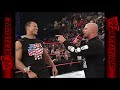 The Rock and Stone Cold singing together | WWF RAW (2001) 2