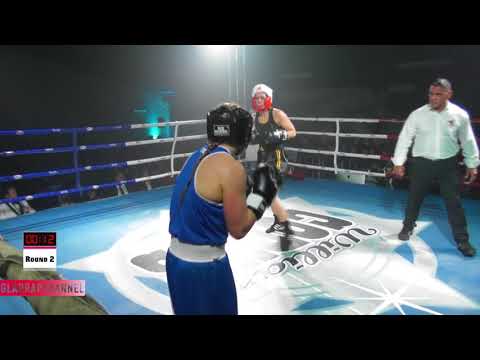 Fight 3: Courtney Lockwood vs Lily Florence - Hardknocks 7 @ Onehunga 30Jun18