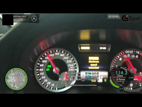 Mercedes A250 Sport 0-100 km/h