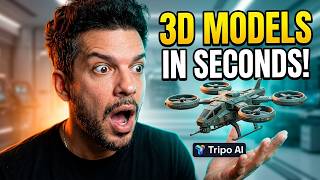 I Made 3D Models With AI in SECONDS! (Tripo AI)