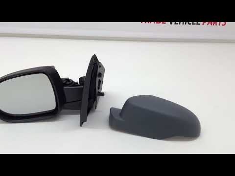 Fits Renault Clio 2009-2012 Door Wing Mirror Electric Heated Power Fold Primed Passenger Side video