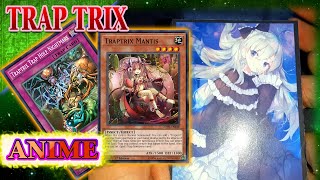 9 lá Yugioh! Traptrix Mặt Sau Anime Thoe Yêu Cầu