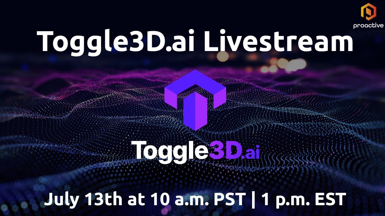 Toggle3D.ai to demo powerful new AI platform features and what this means for user growth