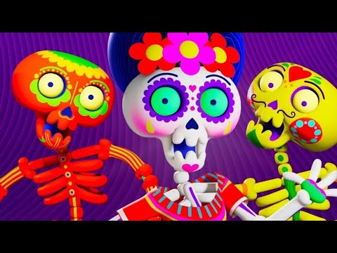 Chumbala Cachumbala 🎃 Las Calaveras Salen de su Tumba 🎃 Canción de Halloween | El Reino Infantil