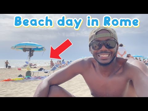Vlog - Beach Day Trip from Rome, Italy (Ostia)