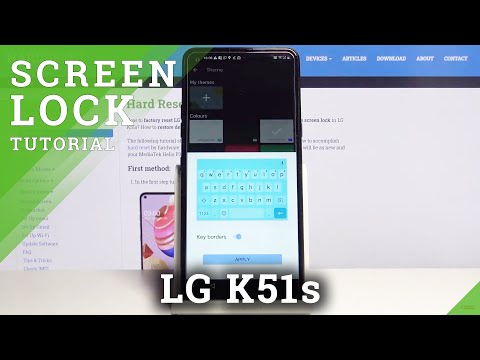 How to Change Lock Method in LG K51s – Find Screen Lock Methods