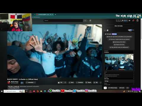 Civilian Reacts to BLACKY DRIPPY - Lo Zombie 🧟 (Official Video)