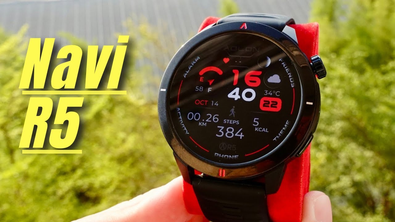 Test Smartwatch gps offline maps dan connect ke Tws - AOLON NAVI R5