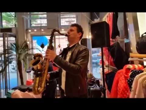Saxsymbol playing lounge (Solo Sax Saxofoon Lounge achtergrond background)