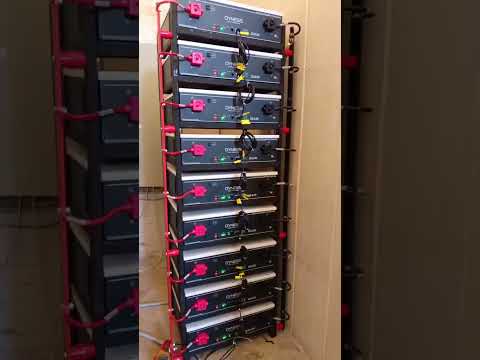 Dyness Showcase: Installing a dyness DL5.0C lithium battery system with a capacity 46kw (Dyness)