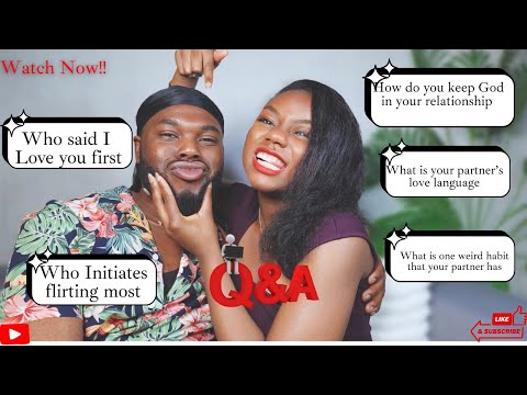 Q & A COUPLE EDITION WITH ALISON & DAVID