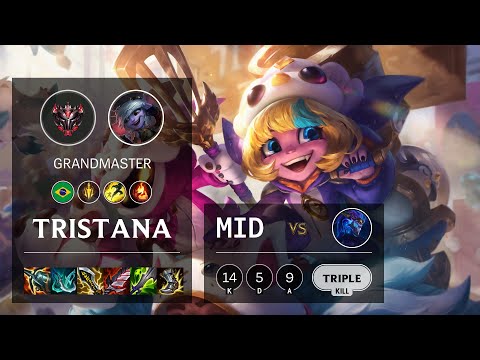 Tristana Mid vs Aurelion Sol - BR Grandmaster Patch 11.24