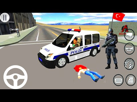 |car gamesford transit connect police van driving simulator  -  android gameplay#8