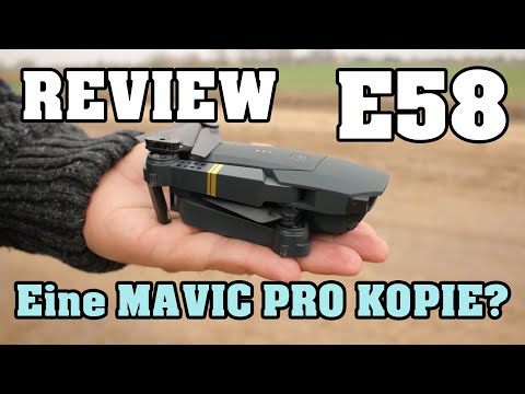 REVIEW DroneX Pro Drohne E58 im TEST - deutsch