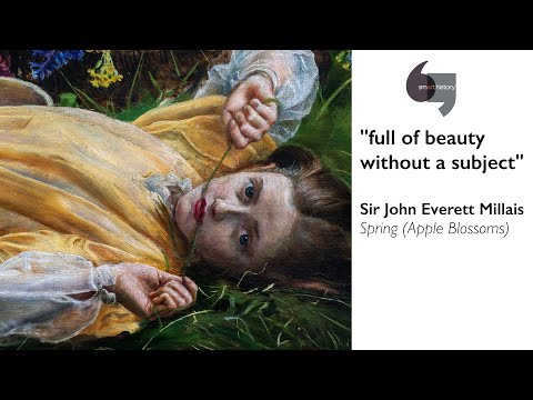 "full of beauty and without subject," Sir John Everett Millais,  Spring (Apple Blossoms)