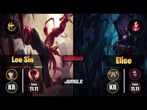 Tarzan LEE SIN (Jungle) [Conqueror] VS ELISE - Challenger KR Patch 11.11