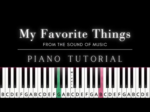 My Favorite Things Piano Performance Video