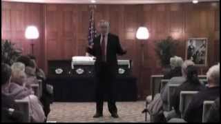 Presentation on Abraham Lincoln's Funeral with replica coffin.