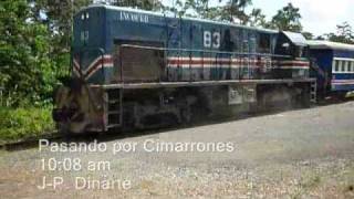 preview picture of video 'Traslado de vagones de pasajeros vacíos (Limón - Siquirres)'