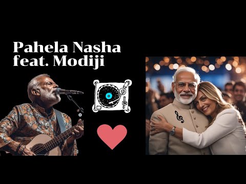 Pehla Nasha song by Narendra Modi | Modi song cover by AI | #narendramodi #melodi