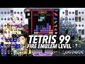 Tetris 99 Fire Emblem Three Houses Theme Gameplay