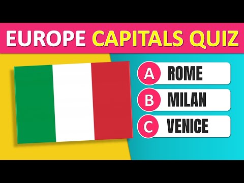 Guess The Capital City Of The Country EUROPE (Easy, Medium, Hard) | Capital City Quiz