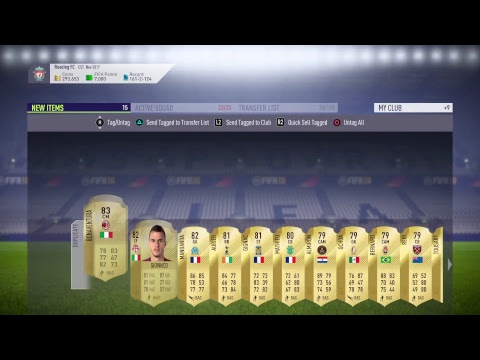 FIFA 100k Pack opening