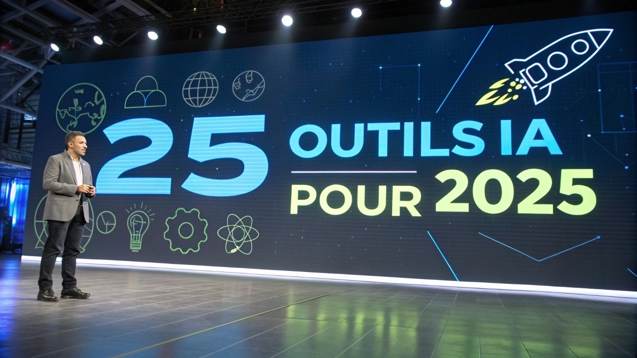 Les 25 Outils IA qui Vont Révolutionner Votre Année 2025