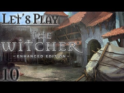 Let's Play The Witcher 1, Blind [10] - Chapter 2 Begins, into Vizima (The Witcher: Enhanced Edition)