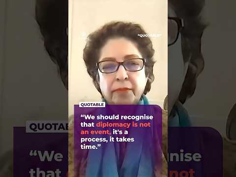 “We should recognise that diplomacy is not an event, it's a process, it takes time.” | AJ #shorts