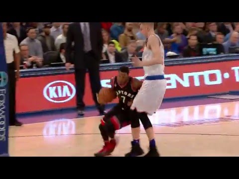 Kyle Lowry Triple Doubles,  Leads Raptors Past Knicks