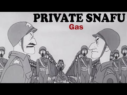 Private Snafu - Gas | 1944 | US Army Animated Training Film