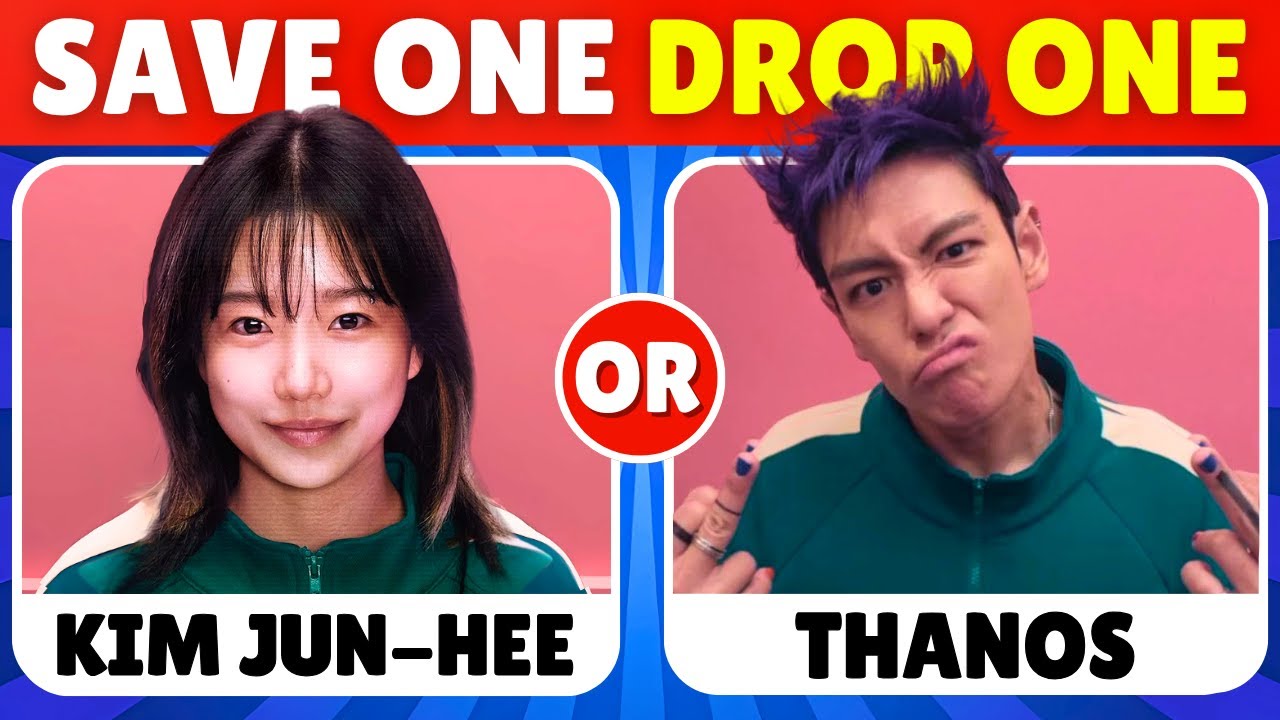 SAVE Your Favorite SQUID GAME Characters!🦑 | Who Will You Choose?🤔