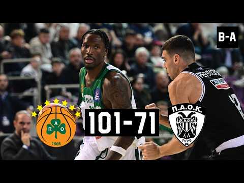 Panathinaikos - PAOK 101-71 | Full Highlights | Greek Cup Final 8 | Quarterfinals | 18.02.2026