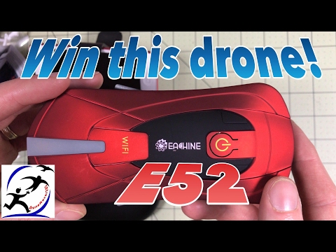 Eachine E52 unboxing and first flights - Can you get a good selfie with it?