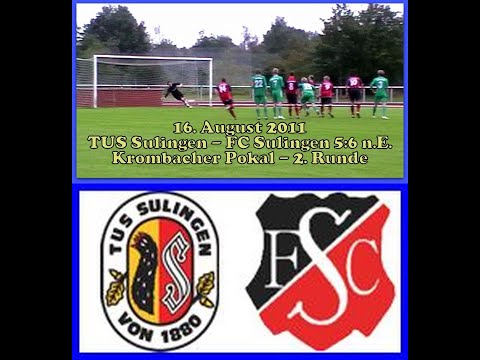 16.  August 2011: TUS Sulingen - FC Sulingen 5:6 n.E. Krombacher Pokal 2.Runde - Ortsderby