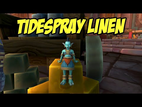 WoW BfA 8.3 : 1H Tidespray Linen & Deep Sea Satin INSTASPAWN FARMING 🙏 WITHOUT Tools of the Trade!